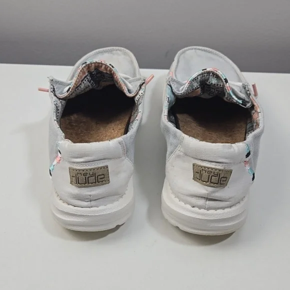 Hey Dude Grey BoHo Wendy Casual Shoe - Picture 3 of 8